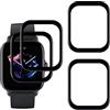 YIFNTANG [4 Pezzi Pellicola Protettiva per Amazfit GTS 3/GTS 4 Smartwatch, Anti Graffio,Copertura Completa (3D Curva),HD Protezione Schermo Compatibile con Amazfit GTS 3/GTS 4