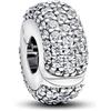 PANDORA Moments 794032C01 - Ciondolo a clip in argento sterling con zirconi, compatibile Moments