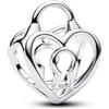 PANDORA Moments 794358C00 - Lucchetto a forma di cuore aperto, in argento Sterling