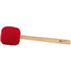 Sonic Energy Gong Mallet Large - Mallet rosso con impugnatura in faggio - Per suonatori di gong, meditazione, percussioni - Lana di pecora, pile sintetico (MGM-L-R)