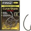PRO FILSTAR Set 10 Ami da Pesca Curve Shank N6 - Set Pesca Carpa - Ami Carpfishing - Ganci alla Pesce - Kit Pesca Lago - Pesca Accessori per Boilies - Method Feeder Fishing Hook - Articoli da Pesca