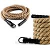 G5 HT SPORT Fune Corda da Arrampicata Diametro 38 MM | 4/5/6 MT | Canapa Intrecciata | Corda per Fitness Fune Arrampicata Potenziamento Allenamento Muscolare (5 MT)