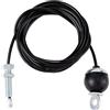 NQEUEPN 300cm Cavi Puleggia Fitness, Cavo per Palestra Cavo per Puleggia Resistente Fune Metallica in Acciaio per Fitness per Accessori per Pulegge Palestra Domestica (Stile Fisso con Vite)