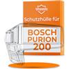 Wheeloo Custodia per Bosch Purion 200 I Impermeabile & Trasparente I Ebike Display Protezione da Graffi & Acqua I E-Bike Monitor Protezione Protezione Schermo I Bicicletta Computer Copertura I E Bike