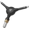 TOPEAK Unisex - Adulto Y-Speed Ratchet Utensile, Nero, 11,5 x 1,5 cm