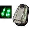WISEONUS Luci tattiche impermeabili per casco Airsoft accessori per casco luce stroboscopica lampada LED da caccia (Nero (luce verde))