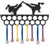 SUPERDANT Espositore per Medaglie Decorativo Porta Medaglie Organizer in Metallo per Nastri con 17 Gancio Antiscivolo