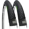 ECOVELO COPERTONI PNEUMATICI 700 X 40C (42-622) DEMI SLICK GOMMA STRADALE BICI UOMO GRAVEL OFF-ROAD STERRATO TREKKING MTB