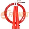 FFitness FSSJR17G SPEED JUMP ROPE CORDA DA SALTO REGOLABILE IN ACCIAIO | CROSSFIT FITNESS BOXE (Giallo)