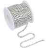 PATIKIL 10 Iarde di Cristalli Strass Catena Ravvicinata Colorata (4mm)