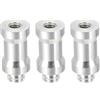PATIKIL 3 Pezzi Viti Adattatore 1/4 A 3/8 Femmina A Maschio Argento