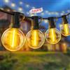 YRATERVSR Catena Luci Luminosa Esterno Giardino 100Ft 30M G40 LED Lampadine Filo