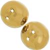 DRW Set di 2 palline in ceramica in oro 10 cm