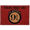 Out of the blue - Harry Potter Gleis 9 3/4 Zerbino - 60 x 40 cm - Design magico per fan e collezionisti - Adatto per uso interno ed esterno