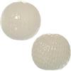 DRW Set di 2 Palline in Ceramica Beige
