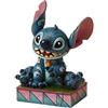 Disney Tradition 4016555 Stitch Resina, Design di Jim Shore, 9.5 cm