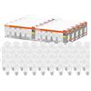 OSRAM LED Base Classic A, a forma di lampadina con base E27, bianco caldo, 2700 K, 8,50 W, sostituzione della lampadina a incandescenza da 60 W, opaco, 10 x 5-pack