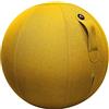 ALBA - MHBALL J - Cloruro di polivinile - Resistente e Antischeggiatura - Palloncino Seduta Ergonomica Ufficio - Giallo Zafferano