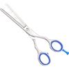 Kiepe 2431 Studio Style Relax-TH forbice sfoltente 5,5 pollici con 38 denti Convex Razor ergonomica per riduzione volume professionale Made in Italy
