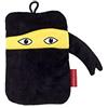 Hugo Frosch - Mini borsa dell'acqua calda con rivestimento in velluto Ninja