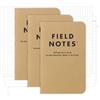 Field Notes - Quaderno (Confezione da 3, assortiti)