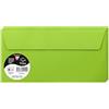 Clairefontaine 5545C - Pacco da 20 Buste autoadesive - Formato DL 11x22cm - 120g/m² - Colore verde menta -Inviti Eventi e Corrispondenza - Gamma Pollen - Carta Premium Liscia