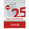 BRUNNEN Calendario a strappo (2025), 1 pagina = 1 giorno, 53,6 × 71 mm