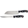 F. DICK Superior Messer-Set 2-tlg Küchenmesser 16 cm Santoku Kullenschliff 18 cm