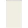 vidaXL Tenda a rullo oscurante bianco crema 140x230cm larghezza tessuto 136,6cm
