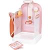 Smoby - Baby Nurse - Doccia - per Bambole Fino a 40 cm - Soffione Doccia Funzionale - Numerosi Accessori - Materiale Riciclato - dai 3 Anni
