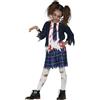 FIESTAS GUIRCA Costume da Zombie da scolaretta Blu per Bambina