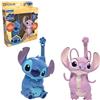 Lexibook, Disney Stitch, walkie-Talkie Stitch e Angel 3D, Portata 500 m, 2 canali di Comunicazione, Clip da Cintura, Blu/Rosa, TW18D1