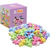 PLUS PLUS Plus-Plus 9603412 - Set di mattoncini da Costruzione, 100 Pezzi, Colori Pastello