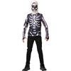 Rubie's Set di costumi ufficiale di Rubie's Fortnite Skull Trooper per bambini, skin da gioco, M (152 cm)