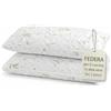 Ali Brothers Federa Cuscino Aloe Vera 50x80 cm - Set 2 Pezzi, Copricuscino Trapuntato con Zip, Traspirante, Anallergico, Morbido e Lavabile, Protezione Guanciale