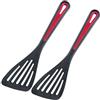 Westmark 2 Spatola/Paletta da cucina, Lunghezza: 30 cm, Gallant, Nero/Rosso, 293522E3