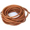 LolliBeads, laccio in vera pelle, Pelle, Flat Light Brown_3mm_5M, 3mm 5yard