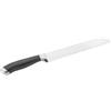 PINTINOX Pinti Inox coltello per pane Professional, Acciaio Inossidabile,manico Nero, Lunghezza lama seghettata 20 cm