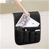 ITODA Organizer impermeabile per divano, poltrona, bracciolo, antiscivolo, da appendere, con tasca porta telecomando per TV, durevole, salvaspazio, per telefono, libri, riviste, iPad, tablet