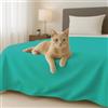 Byour3 - Copriletto PURO COTONE Organico 100% LEGGERO Letto Matrimoniale Singolo Piazza e Mezza Granfoulard Rettangolare Anallergico Telo Arredo Multiuso Copritutto (Tiffany, Singolo)