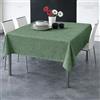 SUSANNA HOME DESIGN Tovaglia Effetto Lino, pratica ed elegante Grazie al suo Potere Antimacchia e Idrorepellente, Basta una Passata con Panno Umido -Lavabile in Lavatrice- 100% Poliestere (Verde,120x160 cm)