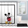 Jay Franco Disney Mickey Mouse Tenda Doccia 178x182 cm - Tessuto Bianco Decorazione Bagno