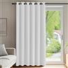 Deconovo Tenda Oscurante da Interno, Termica Isolante, Anti-Rumore, con Anelli, Ideale per Camera da Letto e Soggiorno, 200x245 CM, Grigio Perla 1 Pezzo