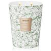 M&SENSE Candela Profumata Grandi 990g Gelsomino Sandalo, 3 Stoppini 150H Dura, Naturali Cera di Soia Non Tossico Candele, Marmo Vetro Room Decor, Regalo di Lusso per Donne/Compleanni/Natale