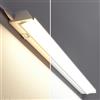 ledscom.de Luce LED sottopensile LIWO 58cm, orientabile, 958lm ciascuno, bianco caldo/bianco, set di 2