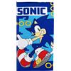 Theonoi Asciugamano da bagno per bambini, asciugamano da sauna, telo mare, asciugamano da bagno, 70 x 140 cm, regalo per ragazzi, in microfibra (Sonic)