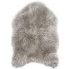 Teppich Wölkchen Tappeto in Pelle D'agnello, Imitazione Della Pelliccia - Soggiorno Camera Da Letto - Tappeto Da Letto Lavabile, Cuscino Di Seduta, Pelliccia Per Sedia, Divano - Grigio - 80x120 cm