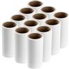 Ikea BASTIS - Ricariche per rullo pelucchi, autoadesive, adesive e usa e getta, colore bianco, set da 12 rotoli da 60 fogli
