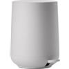 Zone Denmark Nova - Pattumiera da bagno, diametro 23 cm, altezza 29 cm, capacità 5 litri, colore: Grigio