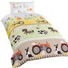 Rapport Home Rapport - Piumino per letto singolo, in poliestere, cotone, multicolore